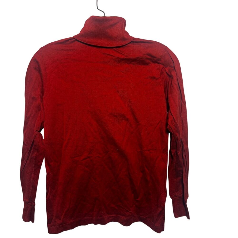 Bogner Women's Size Small Red Pullover Turtleneck Sweater USA